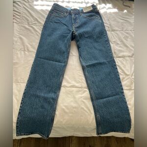 Abercrombie & Fitch Mid Rise 90s Straight Leg Jeans